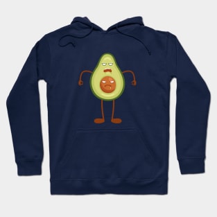 Avocado zombie monster. Hoodie